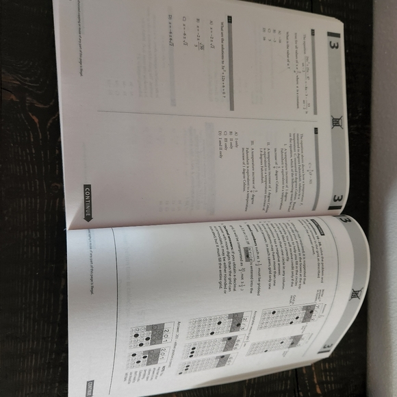 Like new SAT prep book with practice  tests - Picture 2 of 2
